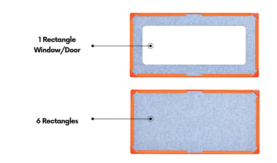 What's included in The Rectangles Add-On Pack by Superspace